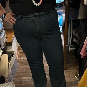 Lane Bryant Dark Blue boot cut (tighter tummy technology) Jeans